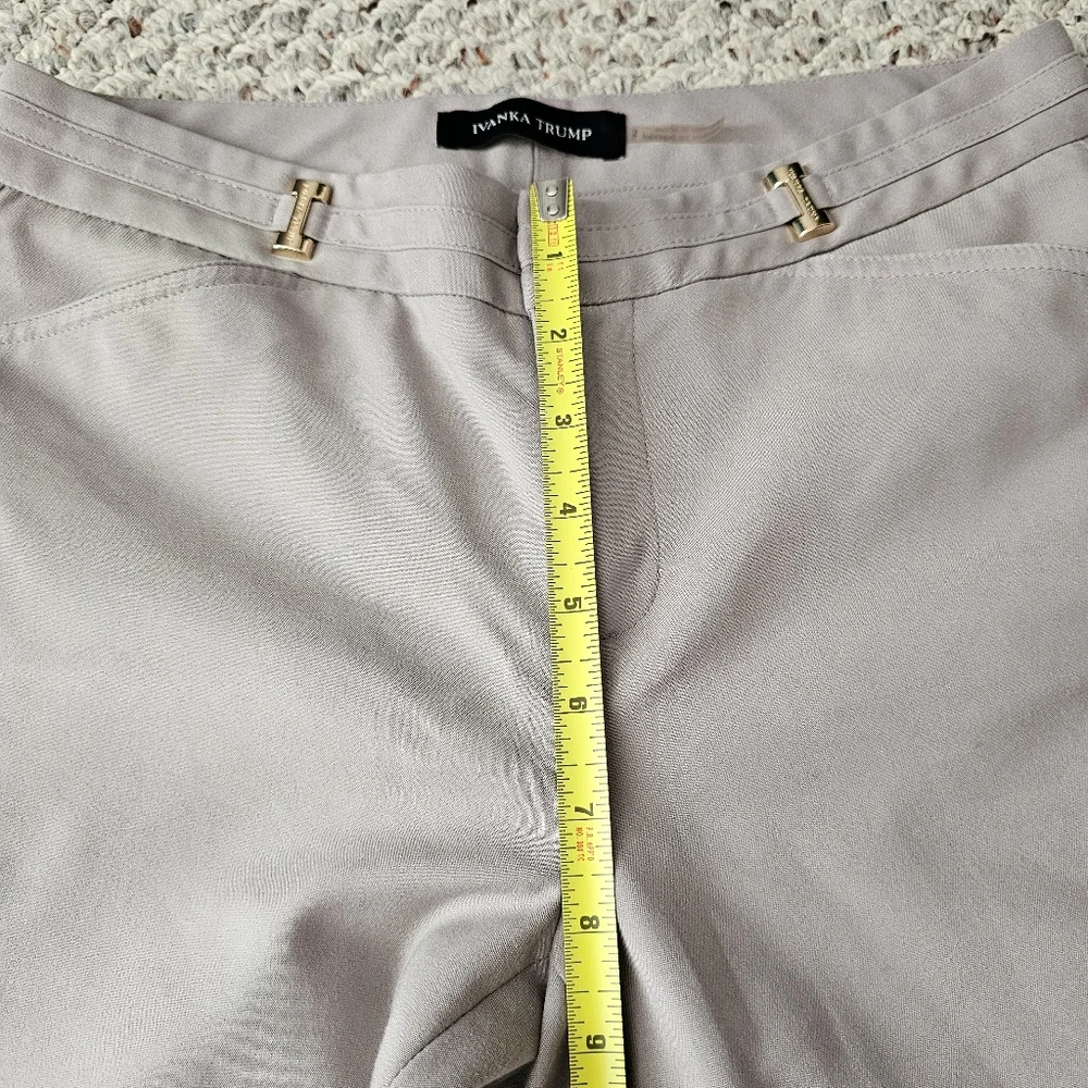 Ivanka Trump Gray Slim Ankle Pants - Size 2 - Picture 12 of 13
